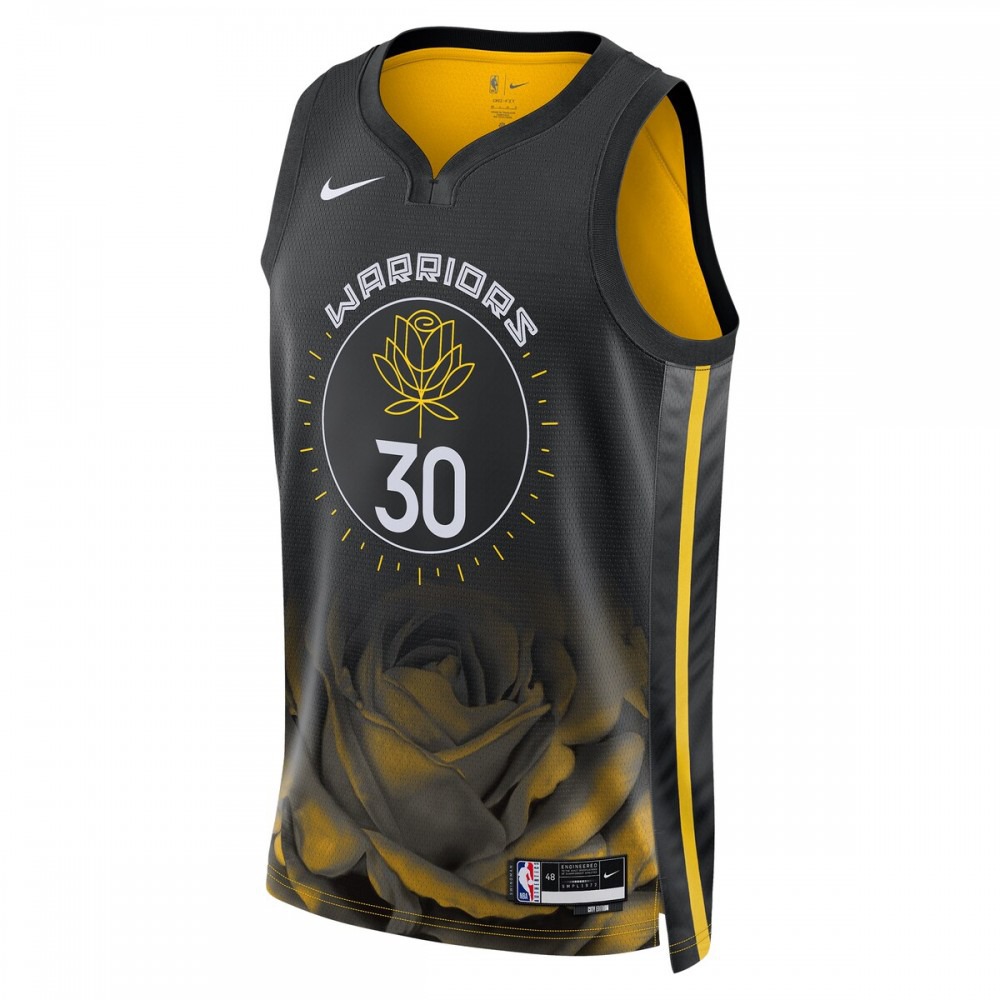 Stephen Curry Golden State Warriors Unisex 2022/23 Swingman Jersey - City Edition - Black-Pro Kit Vault | Brand New 26/27 Sports Jerseys